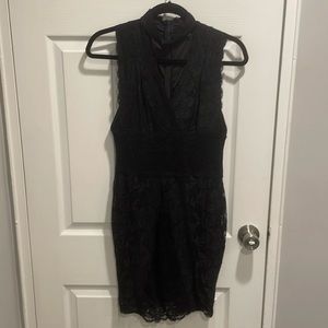 Black guess lace dress